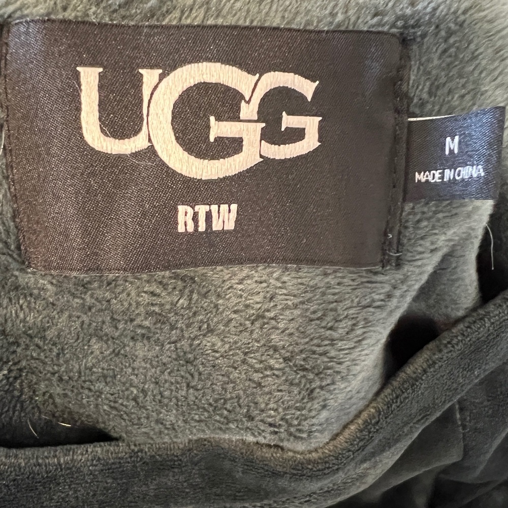 UGG Beckner Cropped Sweatshirt for Women Emerald Green - Picture 4 of 4